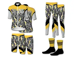 Custom cycling short sleeve adult youth unisex animal elegance - Jersey