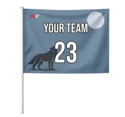 Custom stadium flag moon - Stadium-flag