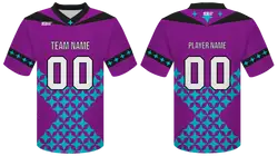 Custom bright stars adult youth unisex no belt football jersey - Jersey