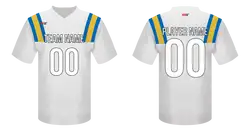 Custom football jersey adult youth unisex snowy fusion - Jersey