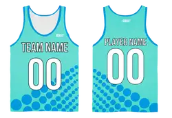 Custom blue circle adult youth unisex tank top - Tank-top