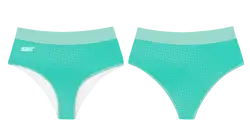 Custom two-piece sporty bikini sassy aqua - Swimming-bottoms