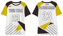Custom moisture-wicking arm & bottom lines adult youth unisex shirt - Pickleball-jerseys