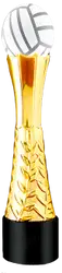 Gold design ball trophies awards - Trophies-awards