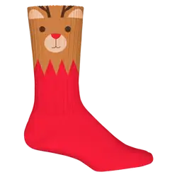 Custom christmas smile adult youth unisex solid socks - Socks