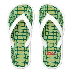 Custom flip flops white splash - Flip-flops