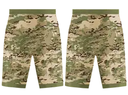 Custom military camo adult youth unisex basketball shorts - reversible uniform - Short