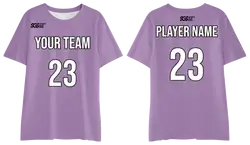 Custom simple violet adult youth unisex shirts - Jersey