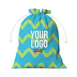 Custom drawstring tote bag ocean current - Drawstring-tote-bags