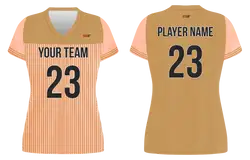 Custom stripes lines adult youth volleyball jersey - Jersey