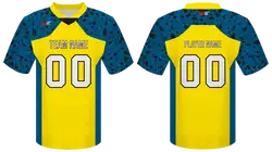 Custom paint mark abstract adult youth unisex football jersey - Jersey