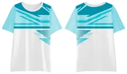 Custom moisture-wicking bottom plain adult youth unisex shirt - Jersey