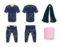 Custom lightning nature adult youth unisex football jersey - Jersey