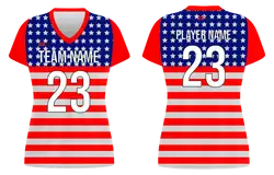 Custom tiny stars adult youth unisex volleyball short sleeve jersey - Jersey