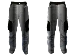 Custom fishing pants adult youth unisex monochrome lines - Fishing-pants