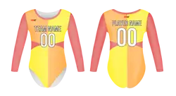 Custom women long sleeve one piece dance uniform glamour - Dance-jerseys