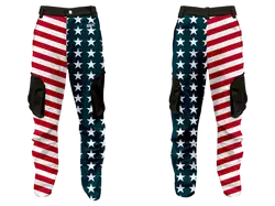 Custom fishing pants adult youth unisex american spirit - Fishing-pants
