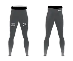 Custom fine adult youth unisex full calf compression tights - Compression-tights