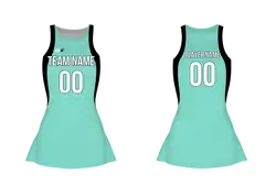 Custom figure skating sleeveless uniform icy trim adult youth plain skirt - Figure-skating-uniforms