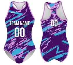 Custom water women speed suit violet veil - Women-water-speed-suits