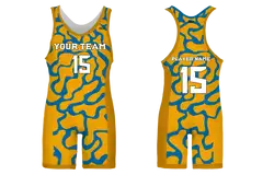 Custom lemon color adult youth unisex powerlifting singlets - Powerlifting-singlets