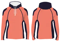 Custom shoulder lining quarter-zip adult youth unisex hoodie - Hoodie