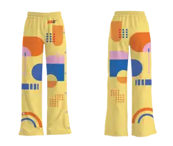 Custom breakaway wide leg pants adult youth unisex bauhaus - Wide-leg-pants