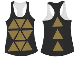 Custom new track racerback sleeveless shirts-style 14 - Shirt-sleeveless