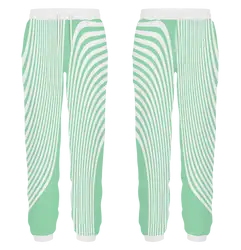 Custom dance joggers adult youth unisex mint swirl - Dance-joggers