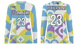 Custom multi shapes adult youth unisex long sleeves soccer jerseys - Jersey