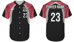 Custom spider web animal adult youth unisex softball jersey - Jersey