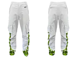 Custom fishing pants adult youth unisex frosted forest - Fishing-pants
