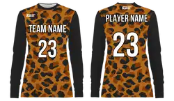 Custom animal skin adult youth unisex long sleeves soccer jerseys - Jersey