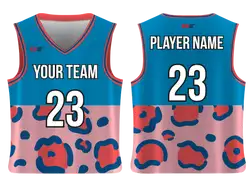 Custom bottom animal design adult youth unisex basketball jersey - reversible uniform - Jersey