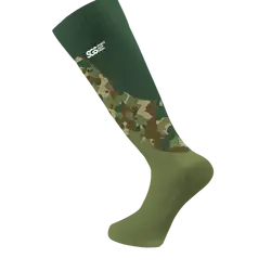 Custom adult youth unisex softball full calf socks camouflage - Socks