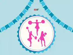 Custom cheerleading fabric banner refined - Fabric-banners