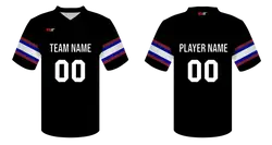 Custom football jersey adult youth unisex raven rage - Jersey