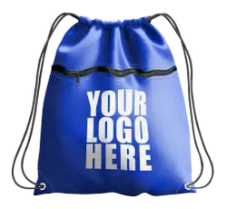 Drawstring bag with zipper twilight storm - Drawstring-bag