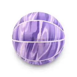 Custom violet & white shades basketballs - Basketball-balls
