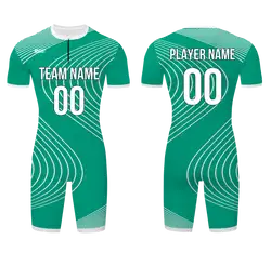 Custom water men speed suit green flash - Men-water-speed-suits