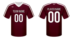 Custom football jersey adult youth unisex brownish red - Jersey