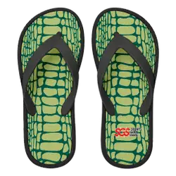 Custom flip flops black splash - Flip-flops