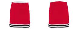 Custom ruby rage stripes youth adult unisex cheerleading tight skirts - Skirts