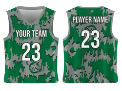 Custom marks abstract adult youth unisex basketball jersey - reversible uniform - Jersey