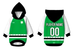 Custom pet holiday hoodie green grind - Pets-hoodie