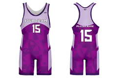 Custom abstract shapes adult youth unisex powerlifting singlets - Powerlifting-singlets