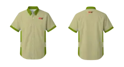 Custom short sleeve button down shirt adult youth unisex team logo - Short-sleeve-collared-shirts