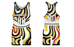 Custom abstract adult youth unisex powerlifting singlets - Powerlifting-singlets