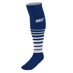 Custom soccer socks adult youth unisex blue beam - Socks