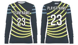 Custom layered stripes adult youth unisex long sleeves soccer jerseys - Jersey